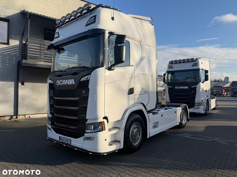 Scania S450 salon Polska, klima postojowa - 1