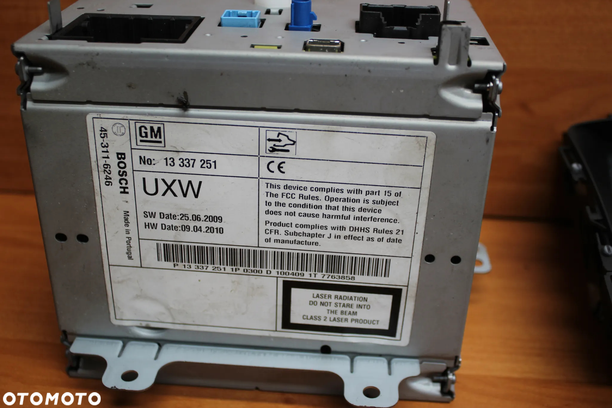 RADIO PANEL WYŚWIETLACZ PANEL KLIMATYZACJI OPEL ASTRA J CD500 EUROPA 13337251 13346052 13346098 13223793 - 14