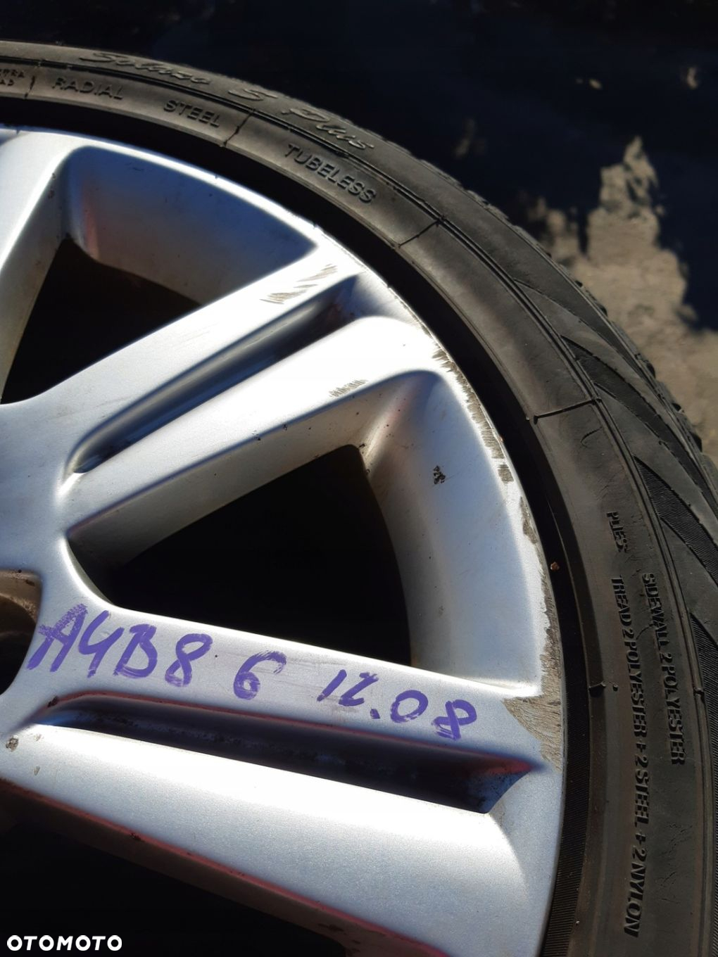 AUDI A4 B8 A5 8T FELGA ALUMINIOWA 7.5J 17 ET45 8K0601025B - 9
