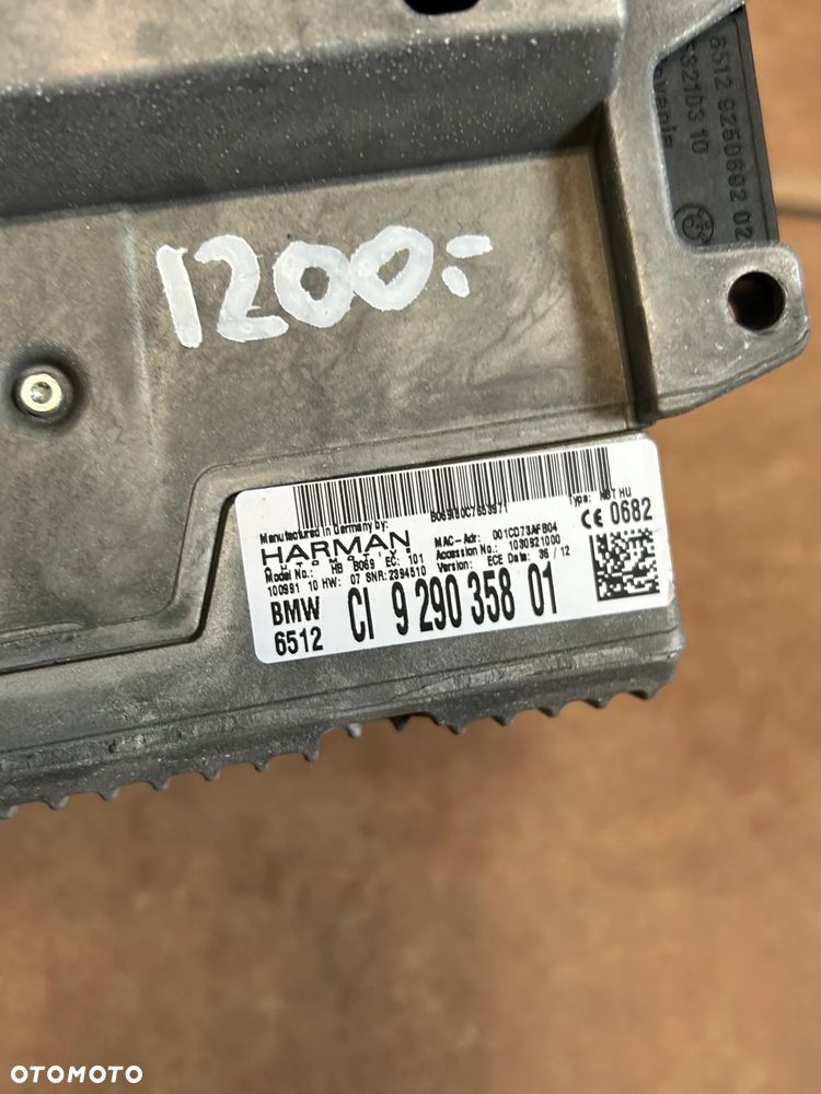 BMW F10 F11 RADIO CD CZYTNIK NAWIGACJI 9290358 - 4