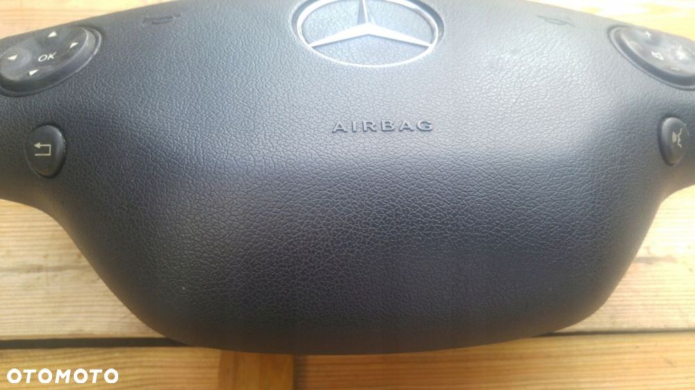 MERCEDES W221 PODUSZKA AIRBAG KIEROWNICY CZARNA - 3