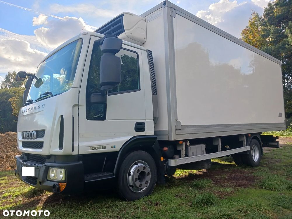 Iveco Eurocargo Izoterma 180KM 255 tyś Chłodnia Mroźnia 13r 100E18 Salon 230V KLIMA Agregat - 14