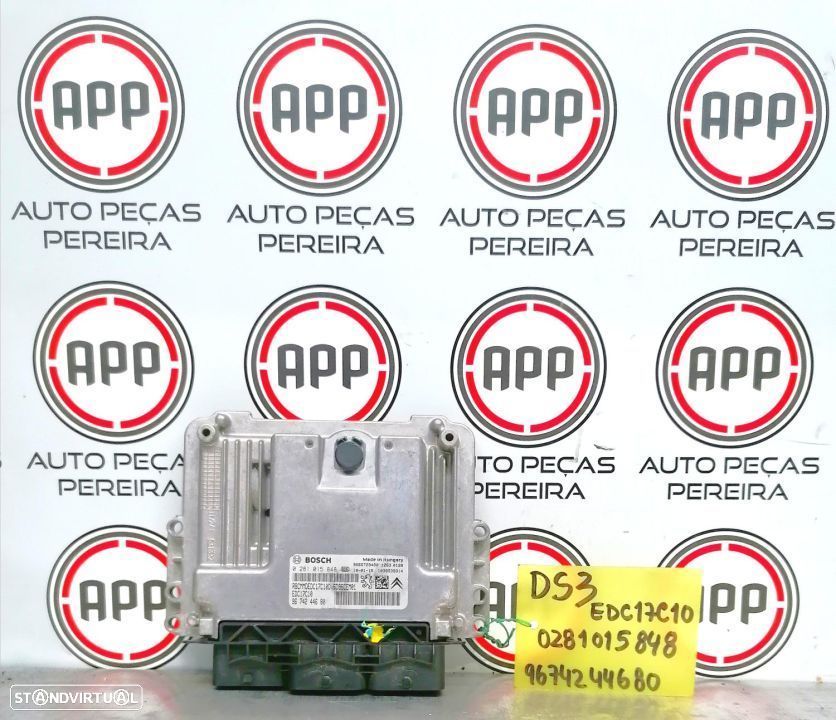 Centralinas PSA 1.6 HDI, EDC17C10, 9674244680, 0281015848, 9807885980, 0281030546, 9675352380 . - 1