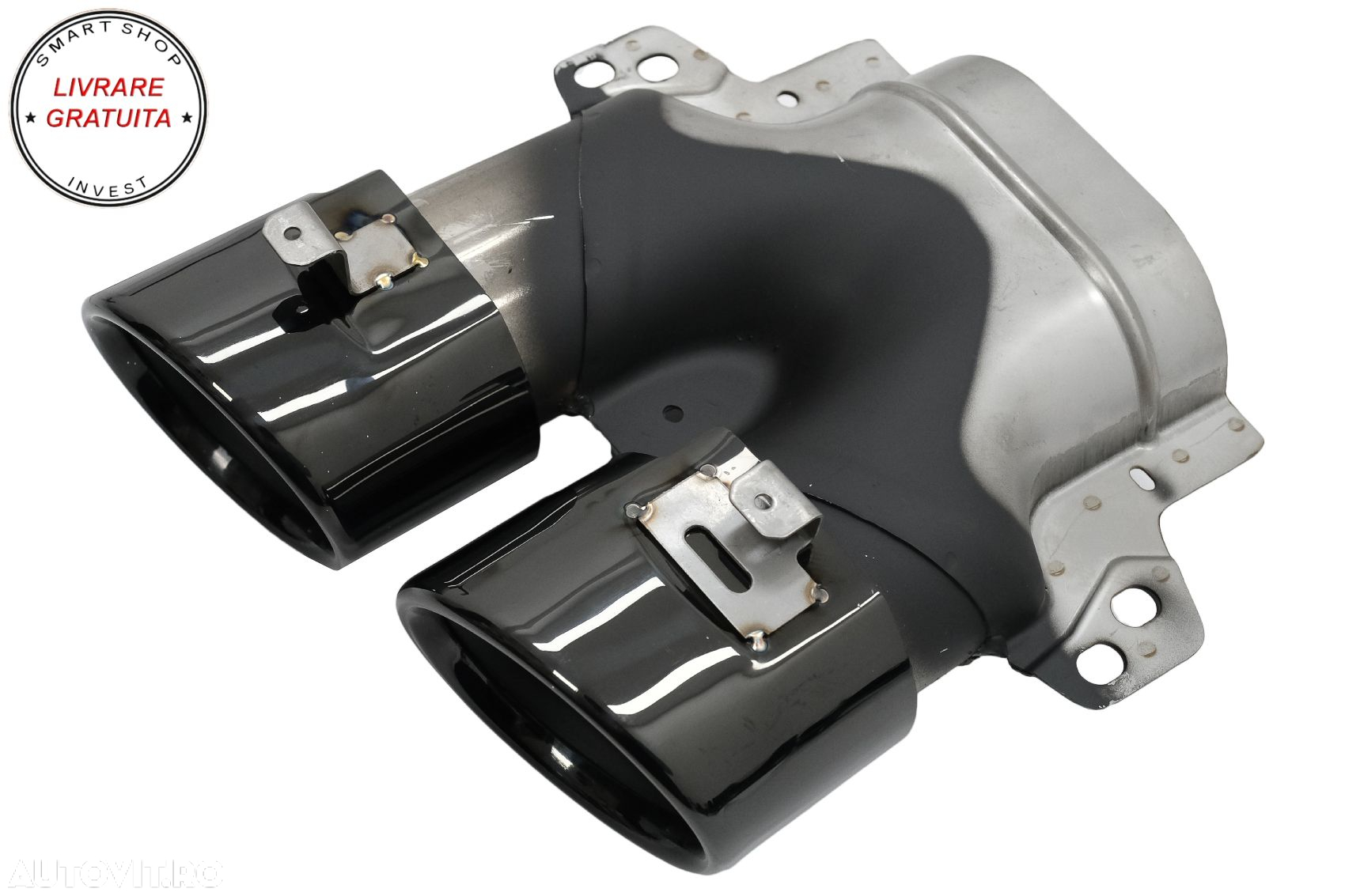 Difuzor Bara Spate Evacuare Dubla si Tobe Ornament Mercedes C-Class C205 A205 Coup- livrare gratuita - 10
