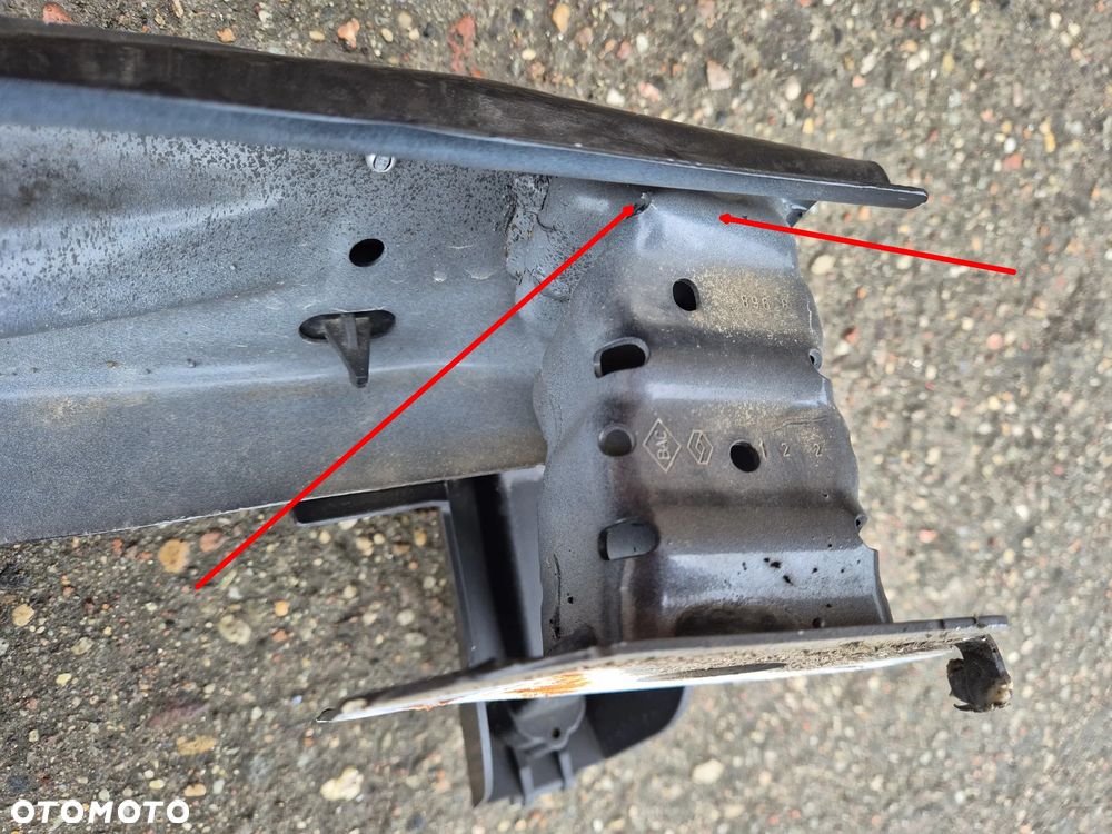 Dacia Sandero III 21- absorber wzmocnienie belka zderzak tylny belka - 3