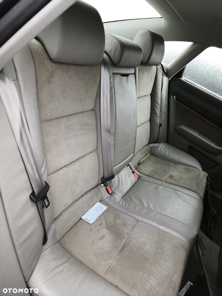 AUDI A6 C6 07r SEDAN FOTELE KANAPA PÓŁSKÓRA ALCANTARA BOCZKI - 8
