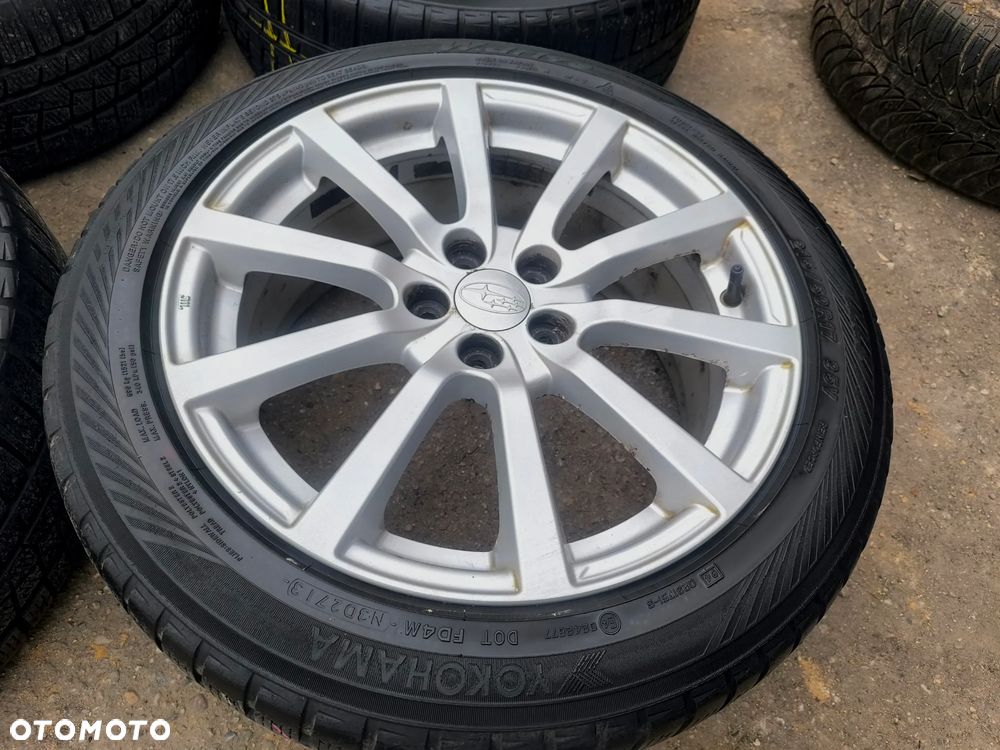 5x100 Alufelgi Felgi Aluminiowe 17 Koła Zimowe Zima SUBARU BRZ BAJA LEGACY OUTBACK CROSSTREK FORESTER IMPREZA 6mm Legnica ALU-RAD 215/50 ROVER TOYOTA MG - 9