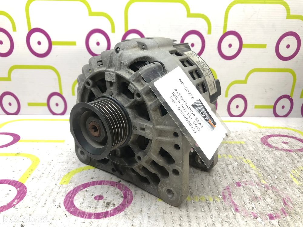 Alternador SEAT IBIZA IV (6J) 1.2i Ref. 03D903025J - NO.50278 - 1