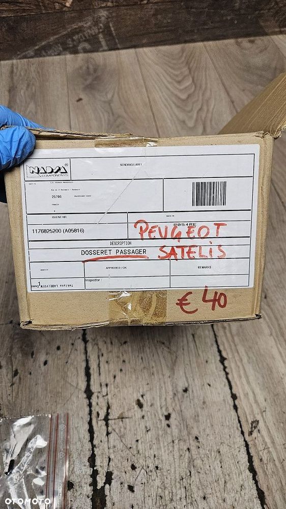 Oparcie pasażera Peugeot Satelis 125  Shad 117682520 - 13