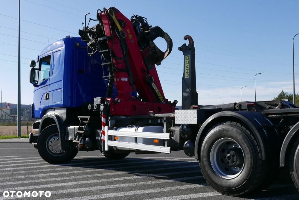 Scania R 380 6X4 RESOR DŹWIG PALFINGER BLOKADA MOSTÓW MANUAL DO ZŁOMU - 17