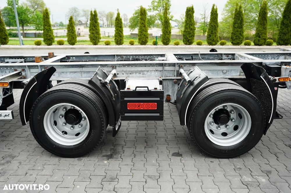 Wecon REMORCĂ TANDEM / BDF / 7,15, 7,45, 7,82 M / PENTRU TRANSPORT CONTAINER - 15