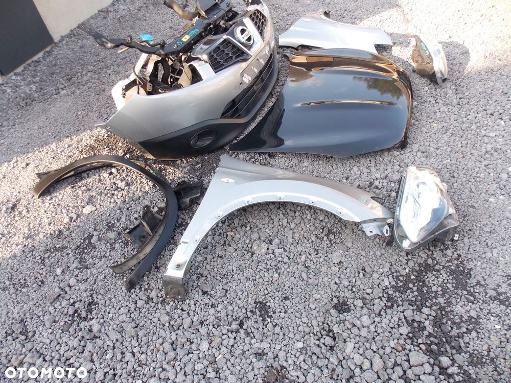 Zderzak maska błotnik lampa komplet przód nissan qashqai kyog 1.5 dci - 3