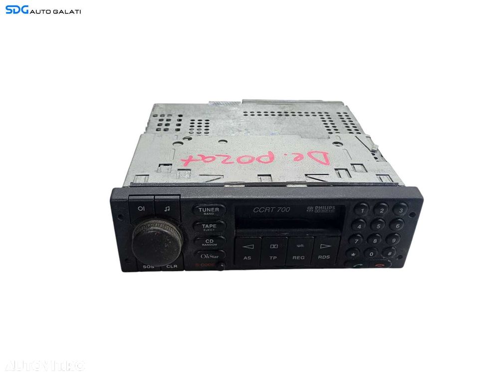 Unitate Radio CD CCRT 700 Philips Opel Astra G 1998 - 2007 Cod 13105638 [L6386] - 5