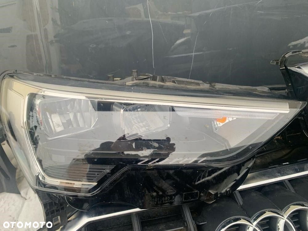 zderzak maska lampa chłodnice kompletny przód audi q3 83a led nowy model - 5