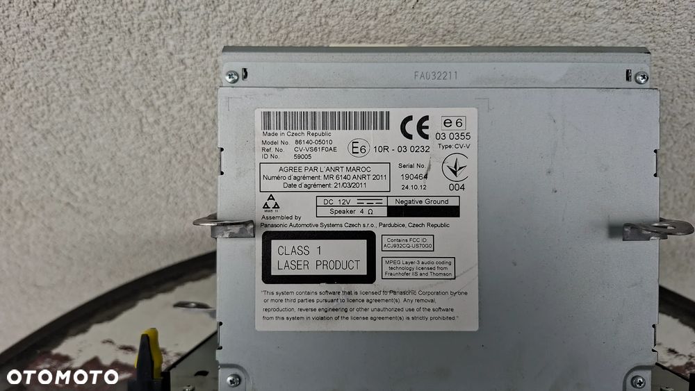 TOYOTA AVENSIS III T27 LIFT 11-14 RADIO NAWIGACJA 86140-05010 - 5