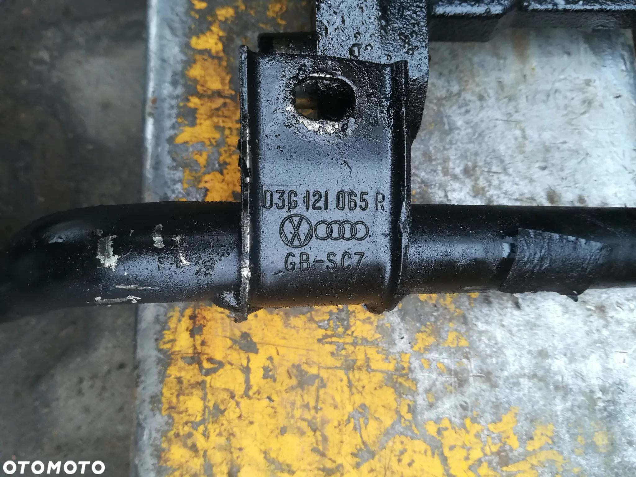 BLOK SILNIKA AUDI A4, A6 2.0TDI 16V, RURKA WODY 03G121065R - 10