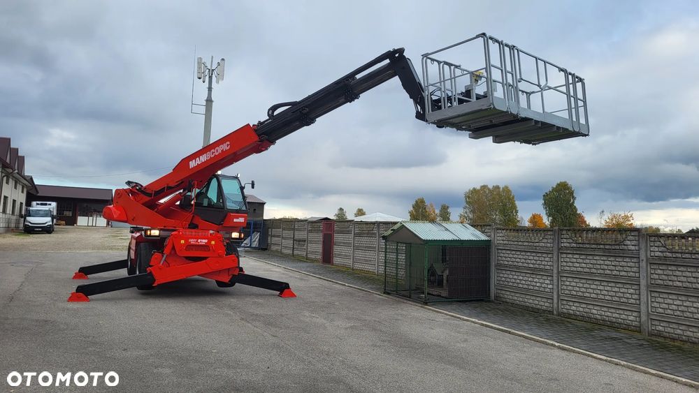 Manitou MTR 2150/ Ładowarka teleskopowa obrotowa  / Podnośnik koszowy sterowany z pilota/ - 19