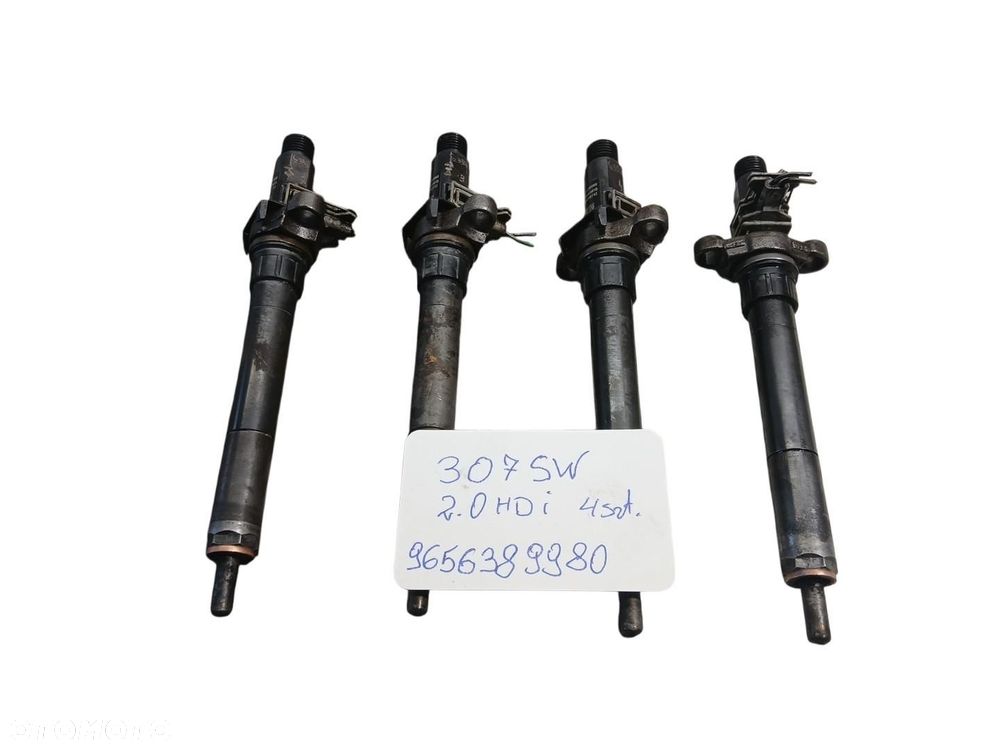 WTRYSK WTRYSKI PEUGEOT 307 2.0 HDI 9656389980 - 1
