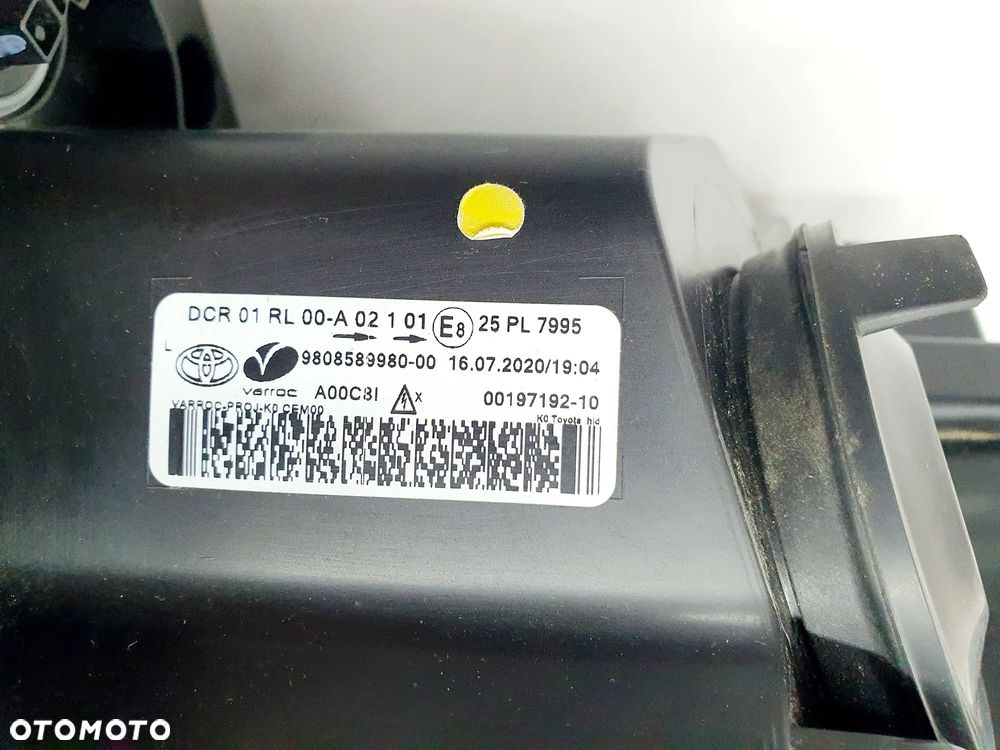 LAMPA LEWA PRAWA PRZÓD XENON + LED TOYOTA PROACE II 16r+ ORYGINAŁ EU!!! - 9