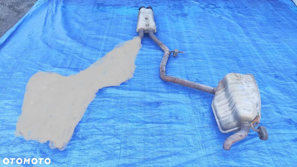 TŁUMIK PRAWY ŚRODKOWY WYDECH RURA WYDECHOWA 2114910901 2114910401 MERCEDES W211 E240 2.6 V6 SEDAN - 1