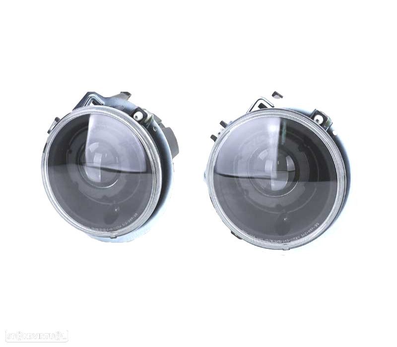 FARÓIS MERCEDES CLASSE G W463 92-06 LOOK AMG G65 FUNDO PRETO - 1