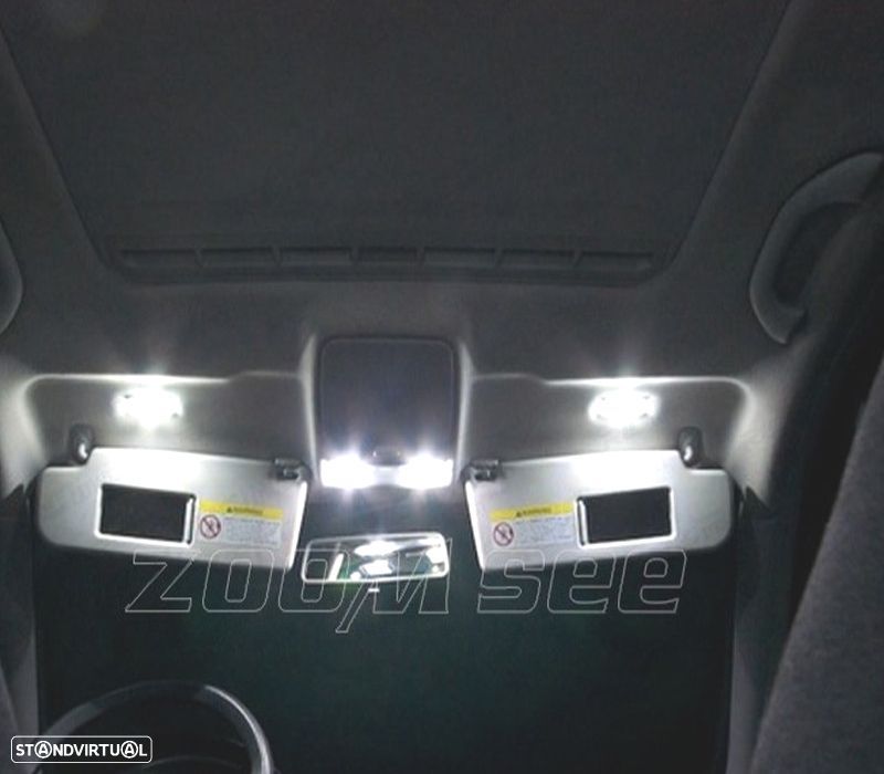 KIT COMPLETO 14 LAMPADAS LED INTERIOR PARA VOLKSWAGEN VW GOLF FINCA 6 GOLF CARRO VI MK6 10-13 - 2