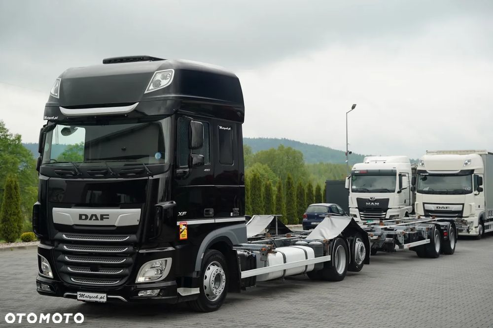 DAF XF 480 / BDF / ZESTAW TANDEM / SSC / KLIMA POSTOJOWA / OŚ PODNOSZONA / WECON - 6