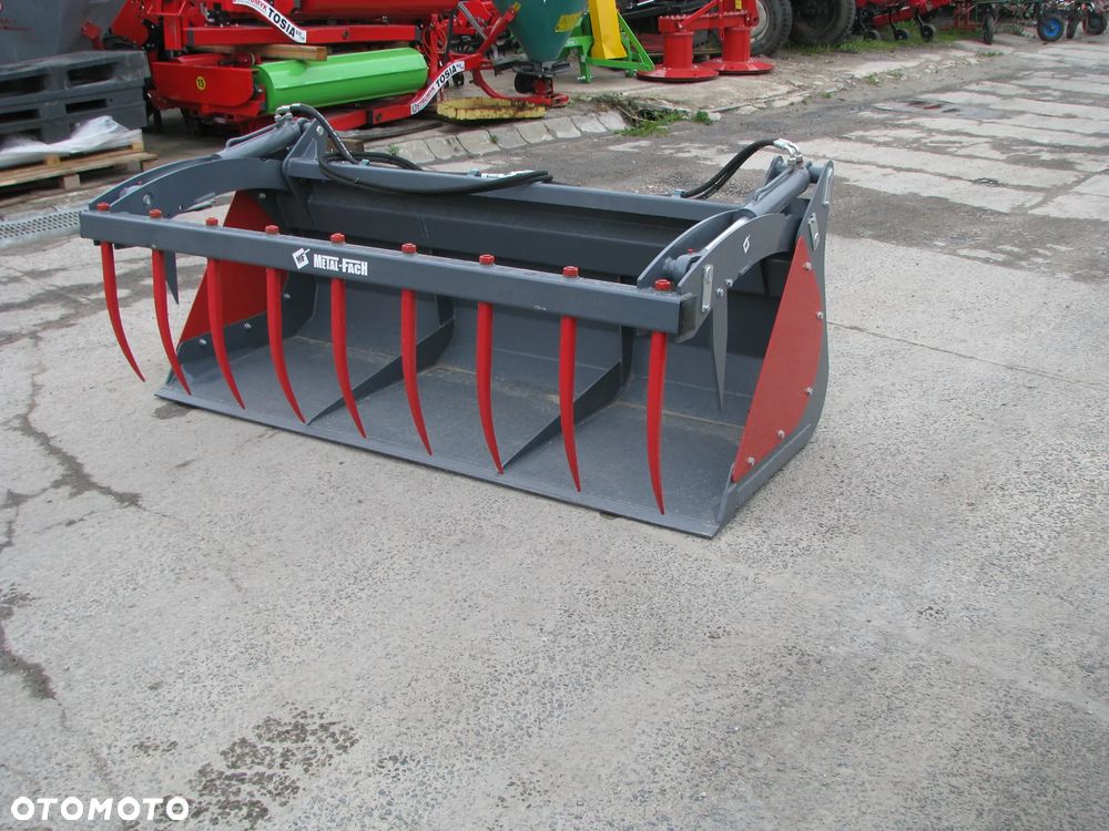 Inny Wycinak do kiszonki 1,75m Kellfri dwa siłowniki, Krokodyl 1,4; 1,6; 1,8; 2,0m Metal-Fach / Euromasz, Łyżka chwytakowa-Łyżko krokodyl, Łyżka materiałó sypkich 1,6; 1,8; 2,0; 2,2; 2,4m Metal-Fach / Pronar, Chwytak Bel, Chwytak do obornika, widły do obornika - 28