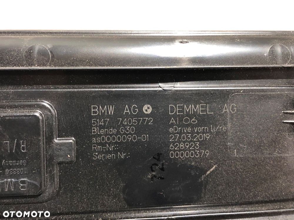 NADKŁADKA LISTWA PROGU PODŚWIETLANA  BMW 5 (G30, F90) 2016 - 2022 530 e Plug-in-Hybrid 135 kW [184 - 5