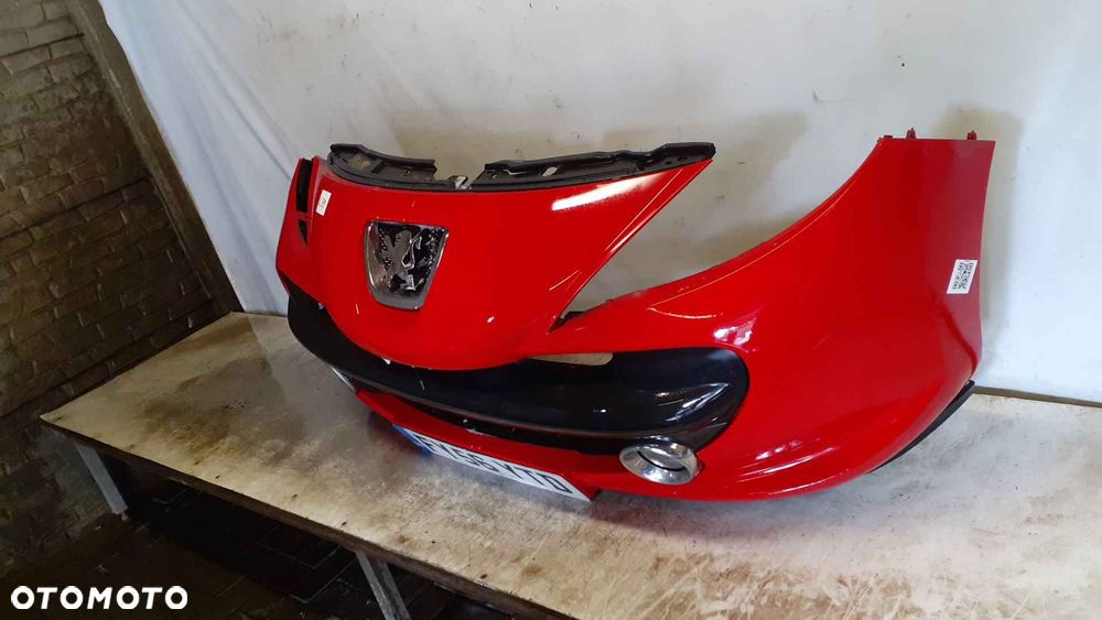 } ZDERZAK PRZÓD PRZEDNI DO PEUGEOT 207 KKN CZERWONY URBAN MOVE HALOGENY - 3