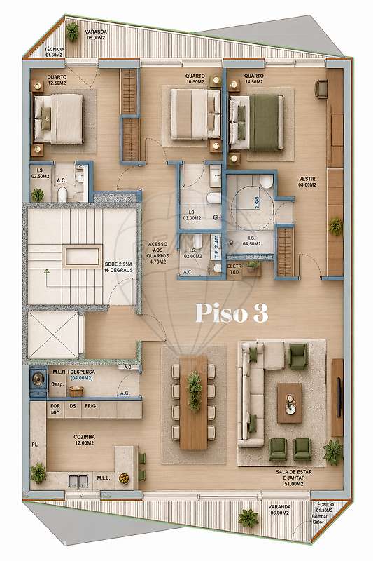 Apartamento T3 para venda - Grande imagem: 2/12