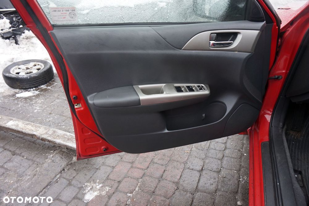DRZWI PRZEDNIE LEWE IMPREZA III GH 5D HB C7P  CZERWONY SUBARU 2007-2011 - 7