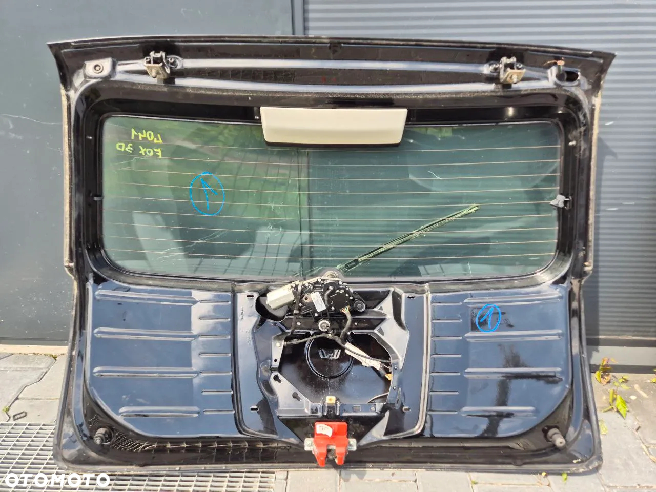 VOLKSWAGEN FOX KLAPA BAGAŻNIKA / DRZWI / BŁOTNIK CZARNY L041 - 8
