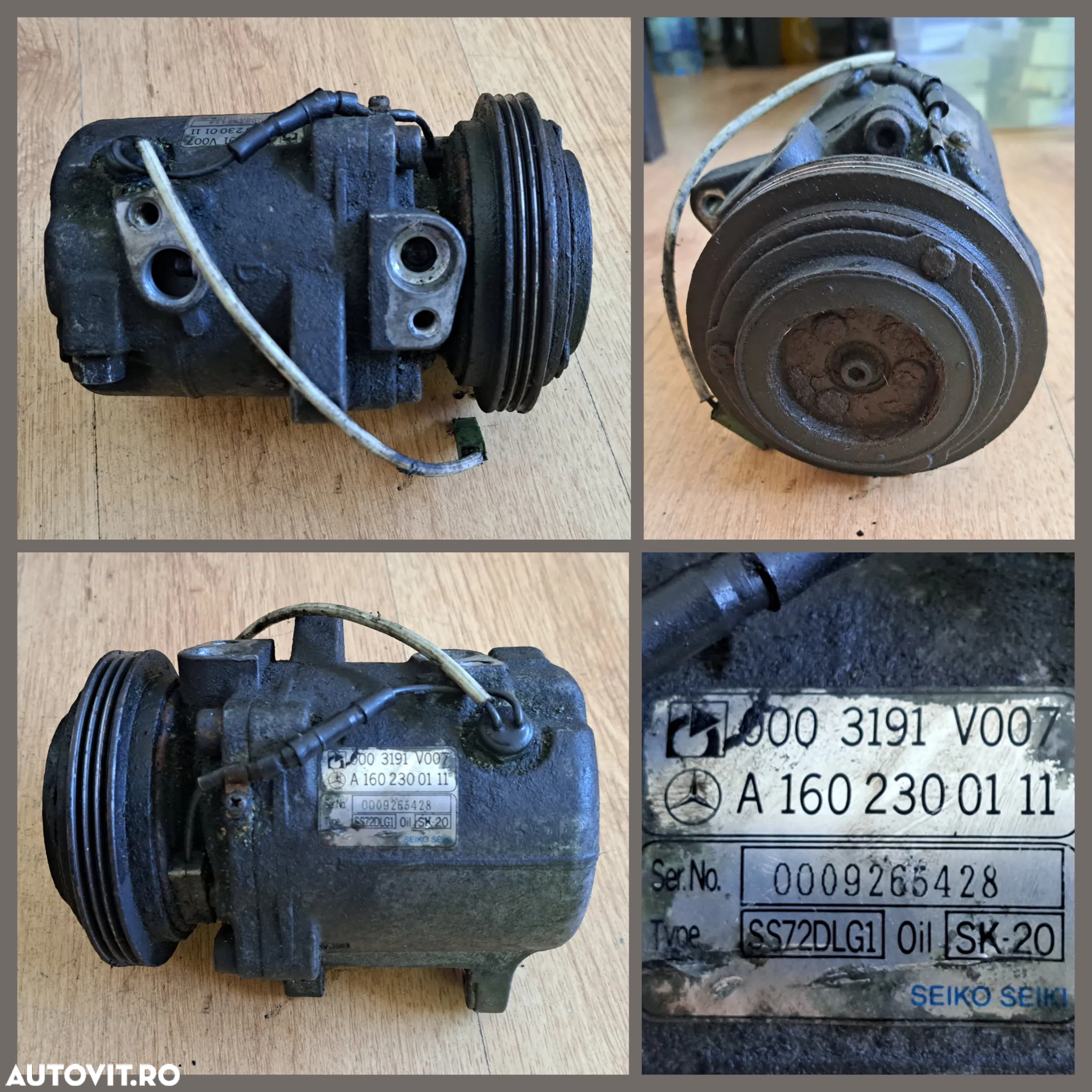 Compresor ac clima Citroen Peugeot Renault Dacia Ford Mazda volkswagen bmw smart - 7