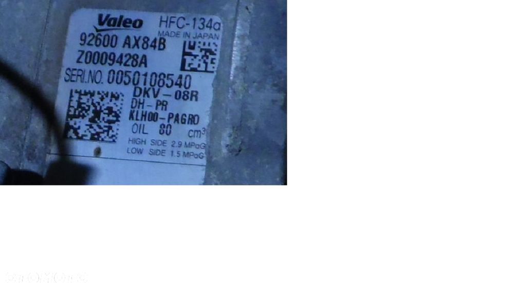 kompresor klimatyzacji Nissan micra k12 1,2 - 3