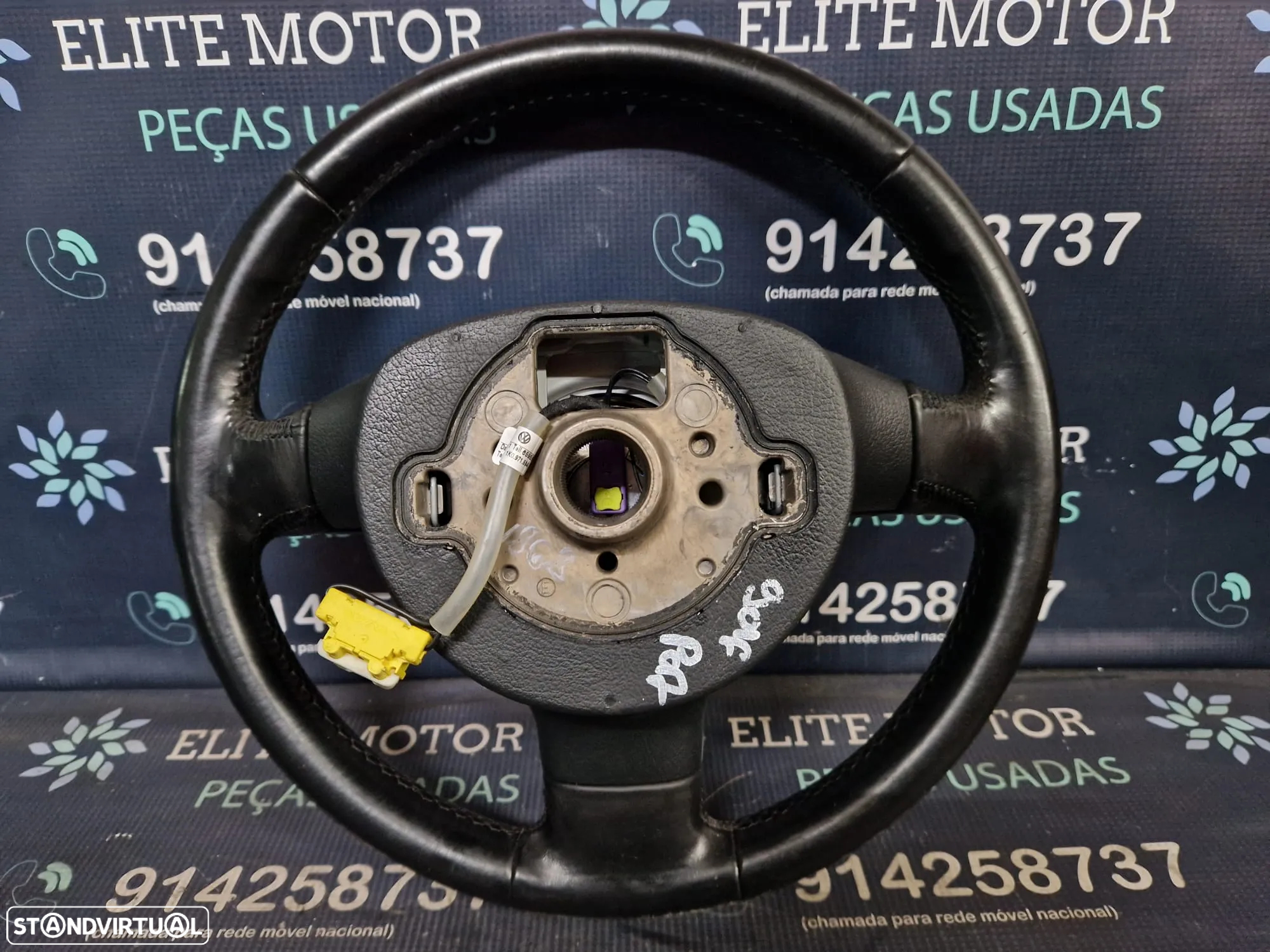 Volante usado pele com airbag VW GOLF V 5 GT JETTA - 4