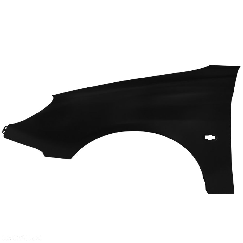 BLU Błotnik PEUGEOT 206 CC EXY Lewy Przód Czarny 1998-2009 NegroOnix - 2