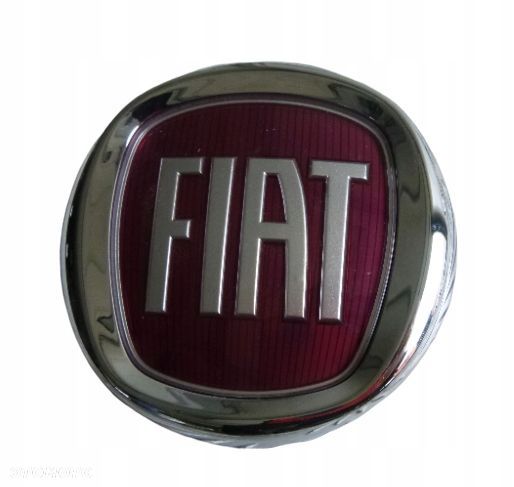 ZNACZEK LOGO FIAT 500 lift BRAVO CROMA GRILL 10cm - 1
