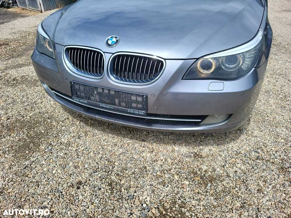 Interior piele caramizie bmw e60 volan stanga 2008 - 4