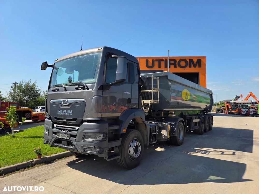 MAN TGS 18.510 4x2, 2023, 130.117km, kit BASCULARE, anv 80% ok, cutie AUTOMATA, bara metalica, posibilitate leasing 4 ani, Pret AUTOTRACTOR 63.900 EUR+Tva si pret ANSAMBLU cu MEILLER 2023, 28mc-89.900 EUR+Tva - 6