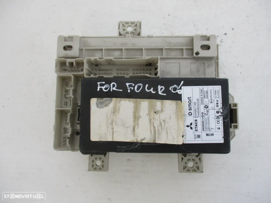Caixa Fusiveis Modulo electrico Smart ForFour Mitsubishi Colt - 2