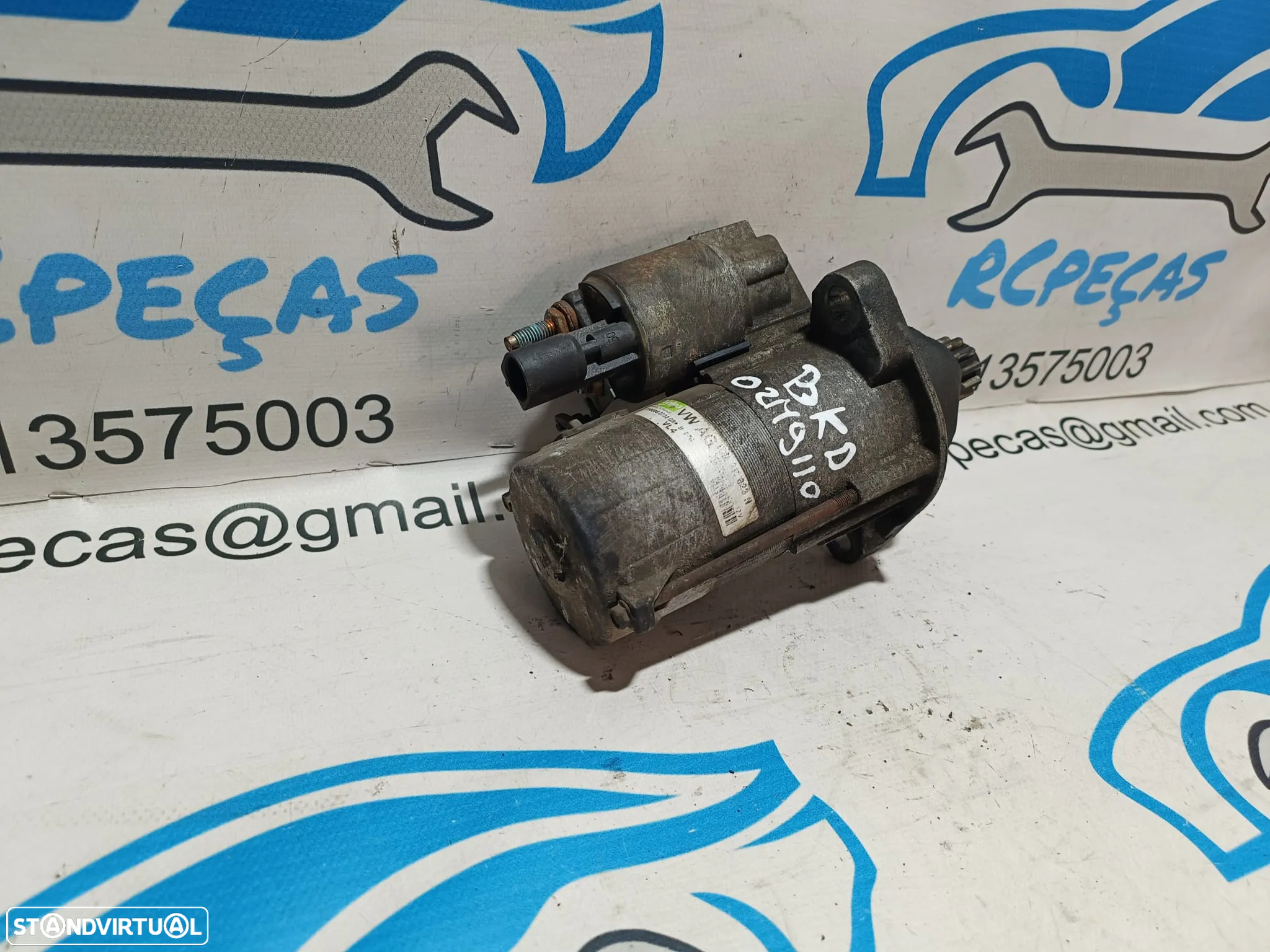 MOTOR ARRANQUE VW VOLKSWAGEN GOLF V 5 MK5 2.0 TDI 16V 140CV BKD 02M911023N 02M911023 TOURAN CADDY EOS PASSAT SEAT LEON TOLEDO ALTEA AUDI A3 A4 - 2