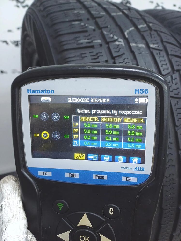 4x 235/55R17 nokian  opony zimowe 6mm 52524 - 9