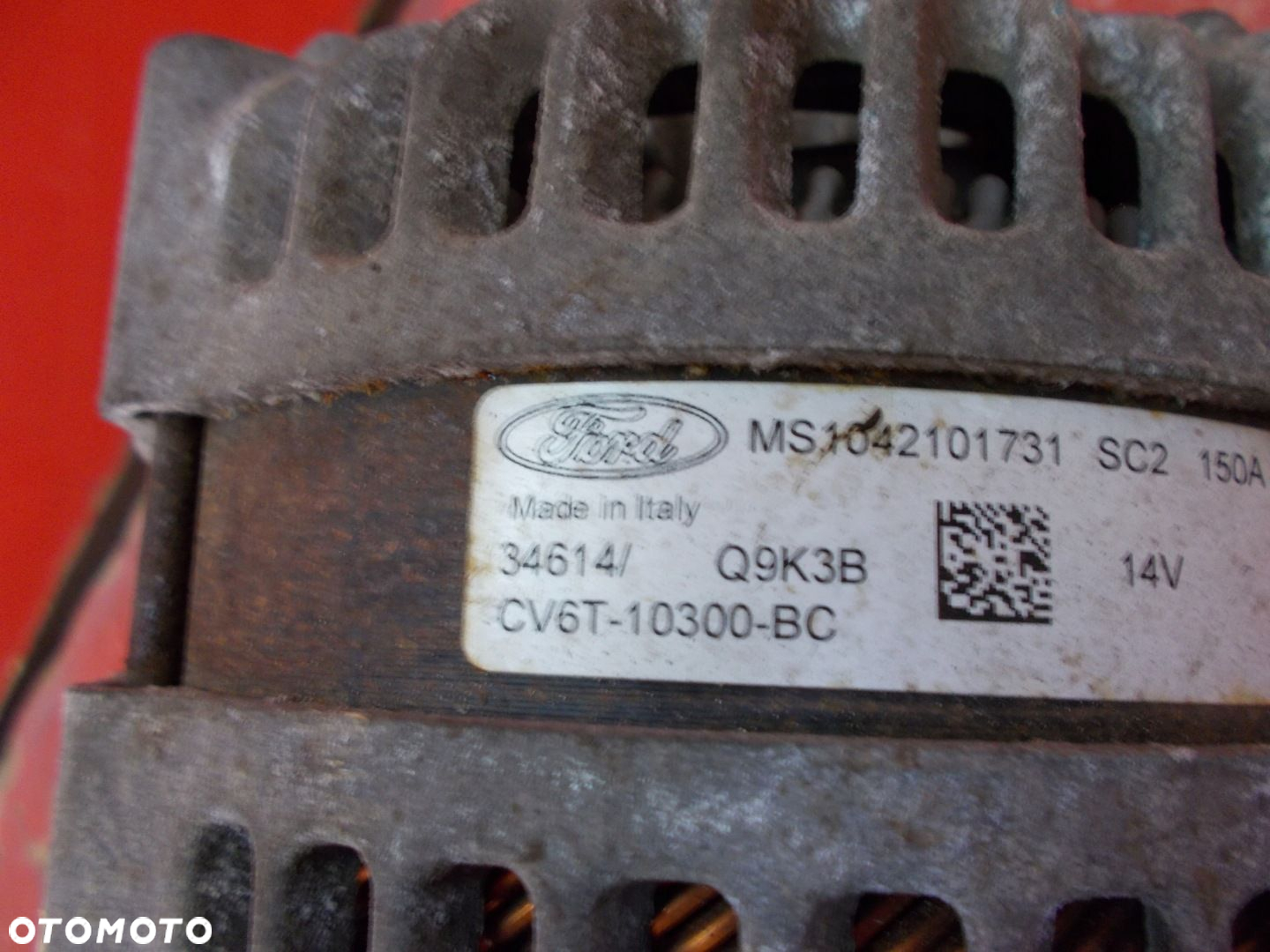 FORD FIESTA MK7 FOCUS MK3 CV6T-10300-BC ALTERNATOR 1.0 ECOBOST B-MAX - 3