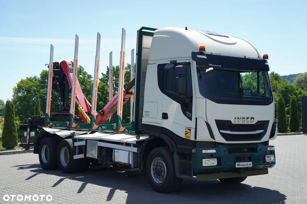 Iveco 570 STRALIS X-WAY / 6X4 / DO DREWNA / DO DRZEWA / DO LASU / HDS CRANAB TZ 12.2 / AUTOMAT - 3
