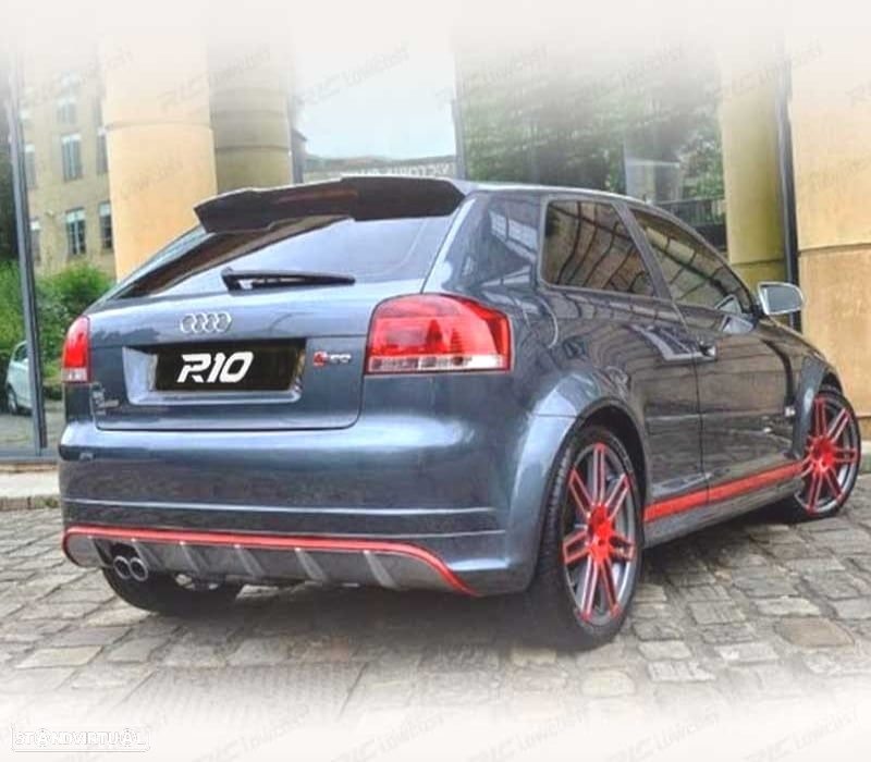 DIFUSOR AUDI A3 8P 03-08 LOOK RS3 - 3