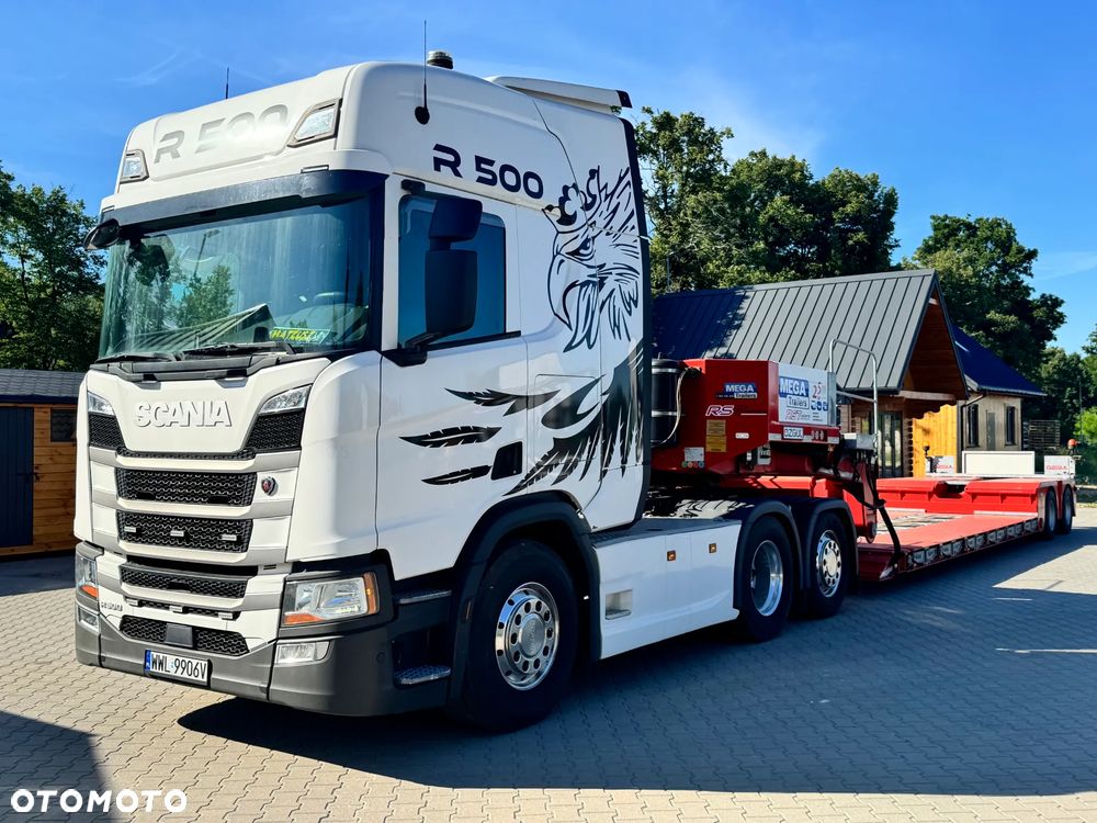 Scania R500 6x2 niskopodwozie tiefbett zestaw - 1
