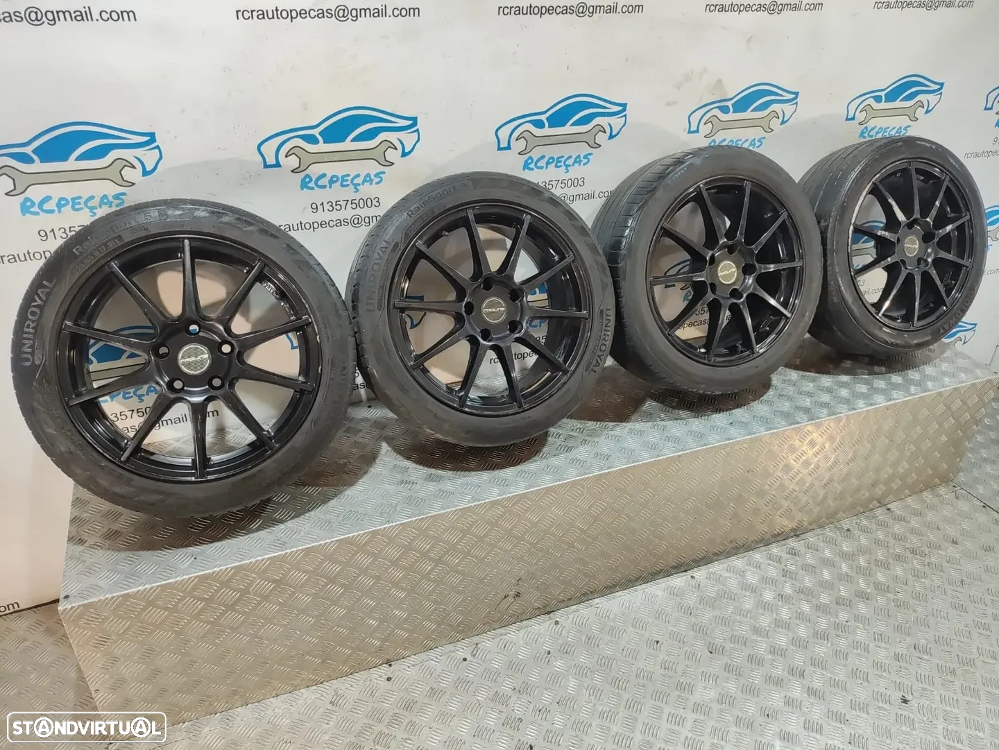 - Jantes 17" Originais Proline Wheels - BMW - 7,5J | ET38 | 5x120 - Originais - E87 | E81 | E88 | E82 | E90 | E91 | E92 | E93 | Polegadas | Jante - 16