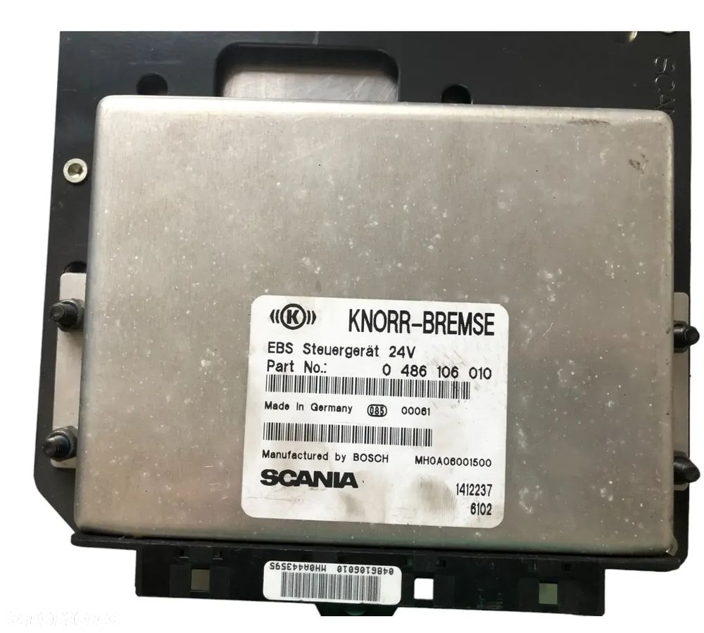 STEROWNIK KOMPUTER MODUŁ ABS EBS SCANIA 1412237 0486106010 - 1