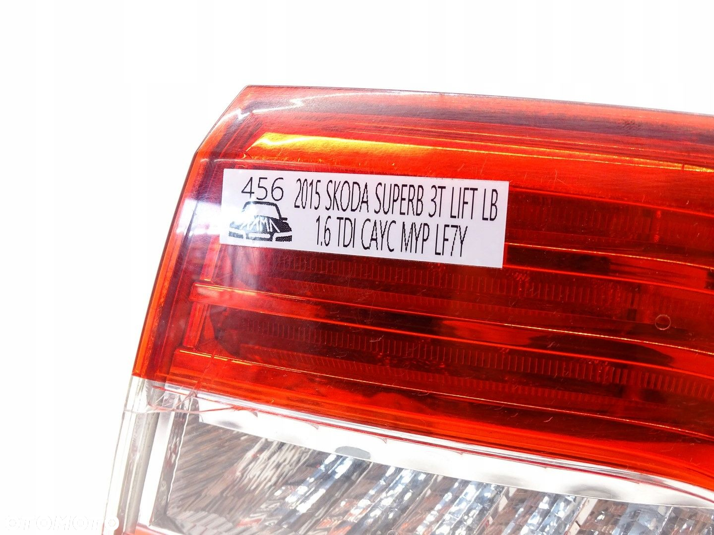 LAMPA LED PRAWY TYŁ PRAWA TYLNA SKODA SUPERB II 3T LIFT LB 3T5945096A - 6